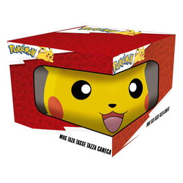 Stor Taza Ceramica 3D Pikachu Pokemon Caja Regalo 440 ml