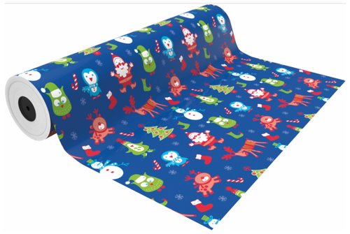 Papel De Regalo Bobina Basika 62 Cm X 80 M (4 Kg Aprox.) Navidad (Nv2003-D 62 Cm) Papel De Regalo Bobina Basika 62 Cm X 80 M (4 Kg Aprox.) Navidad (Nv2003-D 62 Cm)