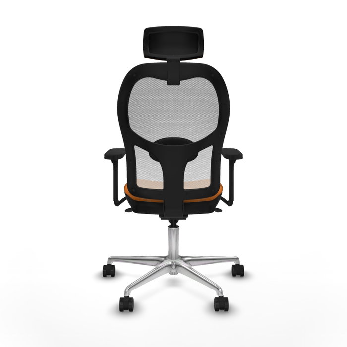 PIQUERAS Y CRESPO Silla de oficina Jorquera Naranja y Blanco