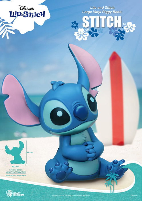 Lilo & Stitch Piggy Vinyl Toothless Stitch 44 cm