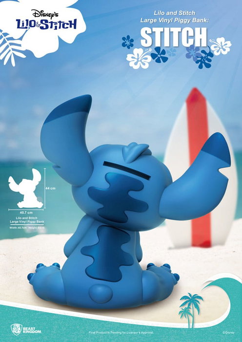 Lilo & Stitch Piggy Vinyl Toothless Stitch 44 cm
