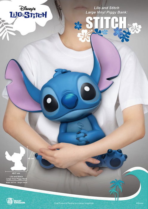 Lilo & Stitch Piggy Vinyl Toothless Stitch 44 cm
