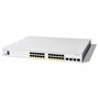 Cisco Switch de Red Gigabit Catalyst 1300-24FP-4X, Gestionado L2/L3, 24 Puertos PoE+ (375 W) + 4 SFP+, Montaje Rack, 10/100/1000 Mbps