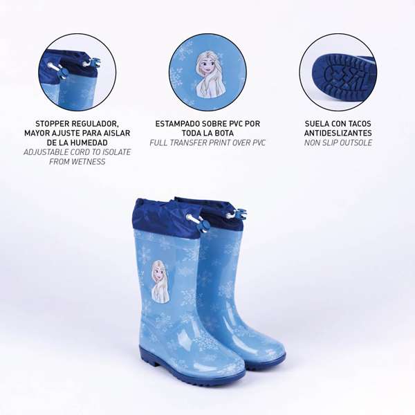 Botas lluvia pvc frozen 2 talla t033