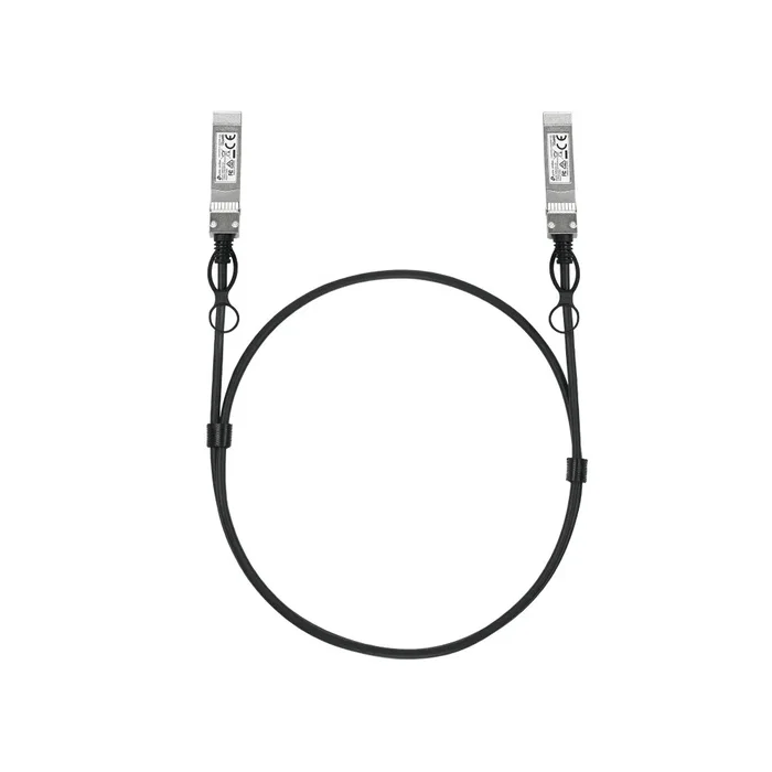 TP-Link Omada SM6220-1M Cable de Fibra Óptica SFP28 InfiniBand para 25 Gbit/s - 1 Metro, Color Negro y Plata