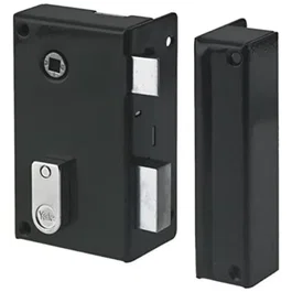 Yale YAV36D Cerradura Vertical de Superficie con Rodillo Caqui Versión Derecha para Puerta Interior con 2 Llaves Incluidas