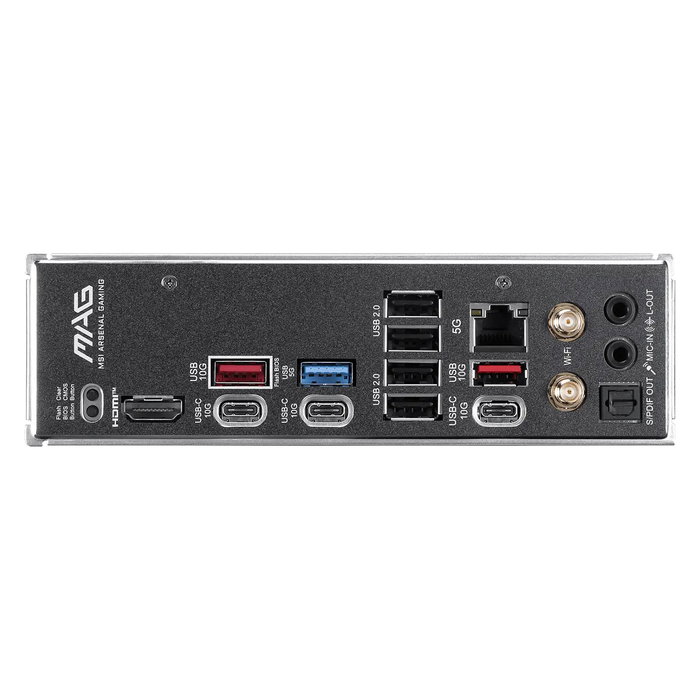 MSI MAG B850 TOMAHAWK MAX WiFi II Placa Base AMD AM5, DDR5, Wi-Fi 7, Bluetooth 5.4, PCIe 5.0, M.2 22110, 4 x M.2, Realtek ALC4080, ATX, Negro