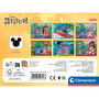 Clementoni 41347 Cubos 12 Stitch, Puzzle de Cubos Disney con 12 Piezas para Crear 6 Imágenes, +3 Años