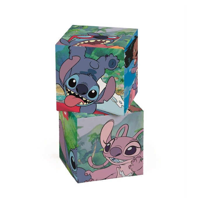 Clementoni Puzzle de Cubos Disney Stitch de 12 Piezas Clementoni Puzzle de Cubos Disney Stitch de 12 Piezas