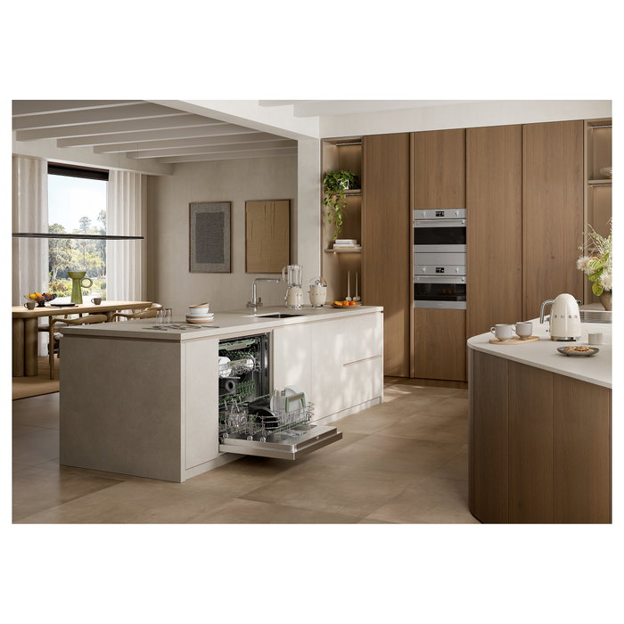 Smeg CJF11CREU Prensa de Cítricos Eléctrica, Función Antigoteo, Almacenamiento de Cable, Color Crema, 70W, Hecho de Acero Inoxidable y Plástico