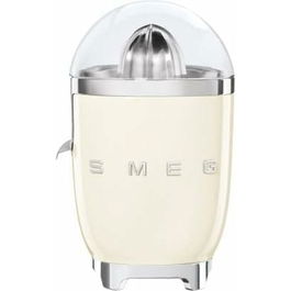 Smeg CJF11CREU Exprimidor de cítricos, color crema, acero inoxidable y plástico, 70W, función anti-goteo y filtro para pulpa
