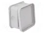 FIBOX JB2.5G Caja de conexiones con membrana gris