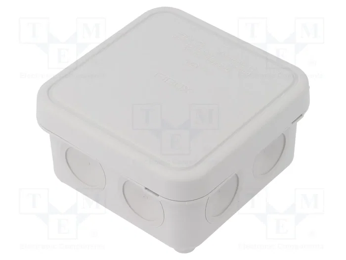 FIBOX JB2.5G Caja de conexiones con membrana gris FIBOX JB2.5G Caja de conexiones con membrana gris