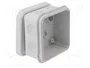 FIBOX JB2.5G Caja de conexiones con membrana gris