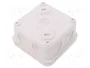 FIBOX JB2.5G Caja de conexiones con membrana gris