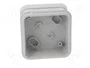 FIBOX JB2.5G Caja de conexiones con membrana gris