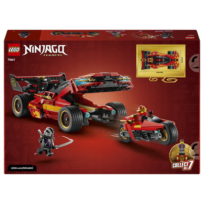 LEGO NINJAGO Deportivo Ninja X-1: 15 Aniversario (71867)