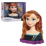 Disney Princess Frozen 2 Cabeza de Peinado de Lujo Anna con Accesorios Twister 18 Piezas
