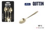 Inde Set 3 Cucharas Café Louvre Champ. Matt (12 Cajas)