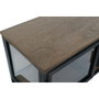 DKD Home Decor Mueble TV Madera y Metal 137x40x55 Natural y Gris Oscuro