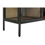 DKD Home Decor Mueble TV Madera y Metal 137x40x55 Natural y Gris Oscuro