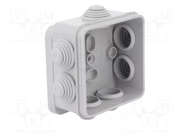ELEKTRO-PLAST NASIELSK Caja de conexiones gris IP55 ELEKTRO-PLAST NASIELSK Caja de conexiones gris IP55