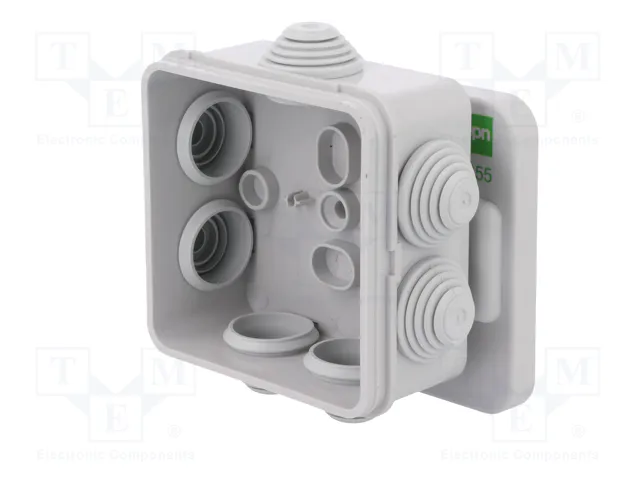 ELEKTRO-PLAST NASIELSK Caja de conexiones gris IP55 ELEKTRO-PLAST NASIELSK Caja de conexiones gris IP55