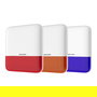 Hikvision DS-PS1-E-WE Ax Pro Sirena Externa de Pared, Color Rojo y Blanco, IP65, para Detección Intrusión