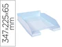 Exacompta Bandeja sobremesa Aquarel Combo Midi azul pastel 347x255x65 mm
