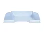 Exacompta Bandeja sobremesa Aquarel Combo Midi azul pastel 347x255x65 mm