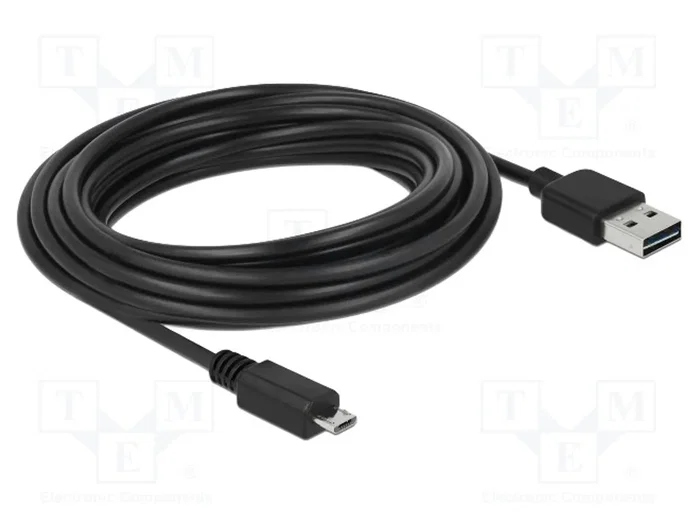 DeLOCK EASY-USB 2.0-A Cable USB Tipo-A a Micro-B de 5 m, Negro DeLOCK EASY-USB 2.0-A Cable USB Tipo-A a Micro-B de 5 m, Negro