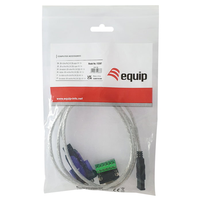 Equip USB-A To Serial Rs-422/485 Db9 Adapter Cable Equip USB-A To Serial Rs-422/485 Db9 Adapter Cable
