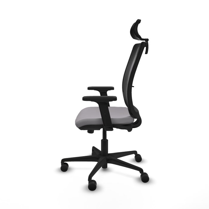 PIQUERAS Y CRESPO Silla de oficina Haches Gris/Negro