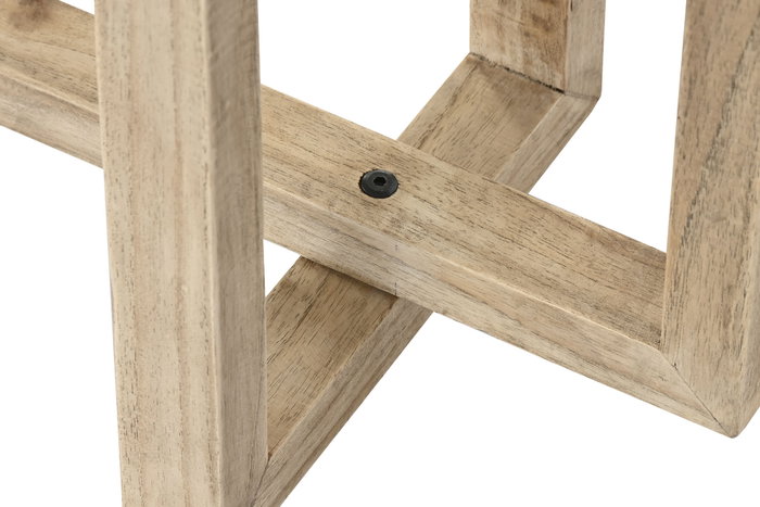 DKD Home Decor Consola Natural Mindi 120 x 30 x 80 cm