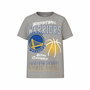 Camiseta de Manga Corta Infantil Name It mjyg Nba Box Ous Gris claro