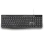 NGS Teclado Español USB Ultraslim Silencioso Multimedia Negro