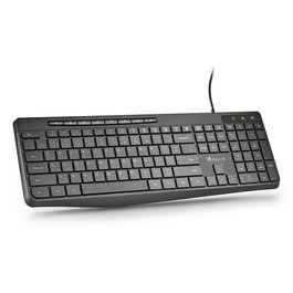 NGS Spectra Teclado Ultra Slim Silencioso Negro USB