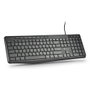 NGS SPECTRA Teclado Ultra Slim Silencioso USB Español Negro