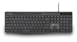 NGS Spectra Teclado Ultra Slim Silencioso Multimedia Negro Español