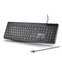 NGS Spectra Teclado Ultra Slim Silencioso Multimedia Negro Español