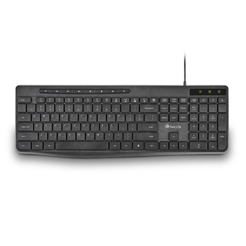 NGS Spectra Teclado Ultra Slim Silencioso USB Negro Español NGS Spectra Teclado Ultra Slim Silencioso USB Negro Español