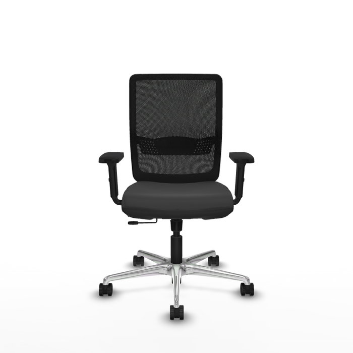 PIQUERAS Y CRESPO Silla de oficina Haches Gris oscuro y Negro PIQUERAS Y CRESPO Silla de oficina Haches Gris oscuro y Negro