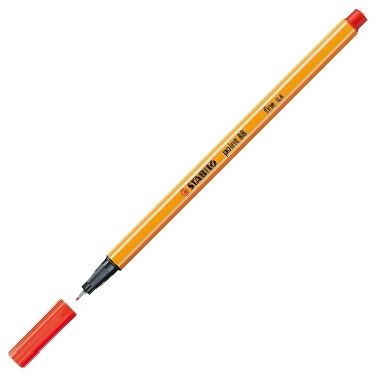 Stabilo Point 88 Rotulador Bermellón Pálido 0,4 mm Caja de 10 unidades