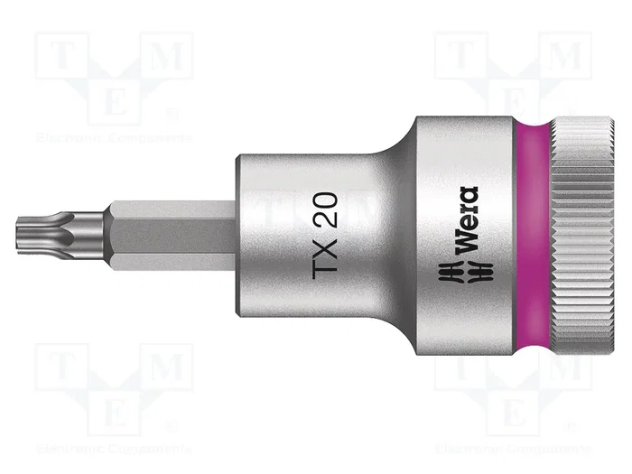 WERA Vaso Torx®-bit TX20 1/2 60mm Zyklop WERA Vaso Torx®-bit TX20 1/2 60mm Zyklop