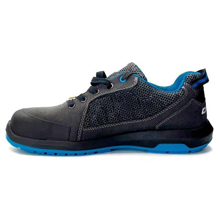 Omp Zapatillas de Trabajo Seguridad S1P SRC ESD Pro Sport OMPS90013617 Gris Azul Sin Metales Puntera Reforzada