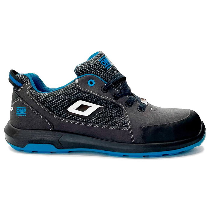 Omp Zapatillas de Trabajo Seguridad S1P SRC ESD Pro Sport OMPS90013617 Gris Azul Sin Metales Puntera Reforzada