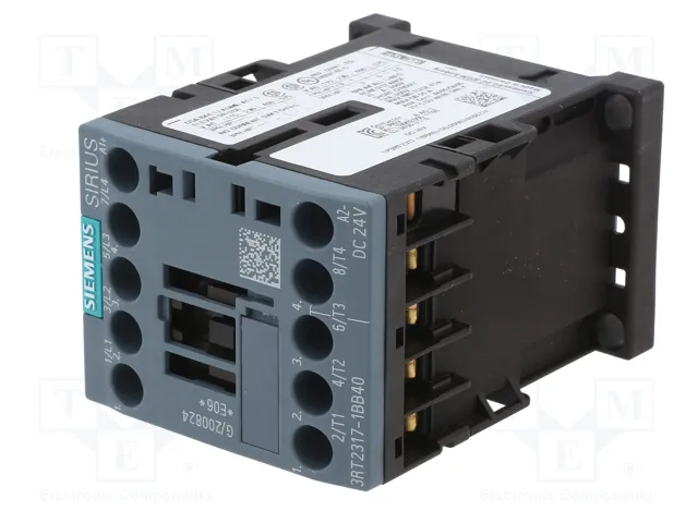 SIEMENS 3RT2317-1BB40 Contactor 4-polar 12A 24VDC
