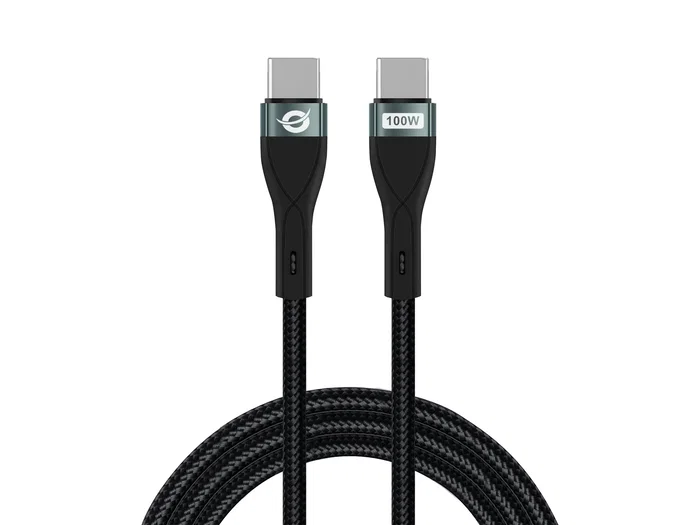 Conceptronic Cable USB-C a USB-C ETTA01B12 1,2 m 100W Negro Conceptronic Cable USB-C a USB-C ETTA01B12 1,2 m 100W Negro