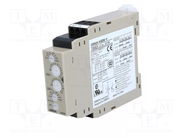 OMRON H3DK-F Relé de tiempo SPDT 24-240V AC/DC