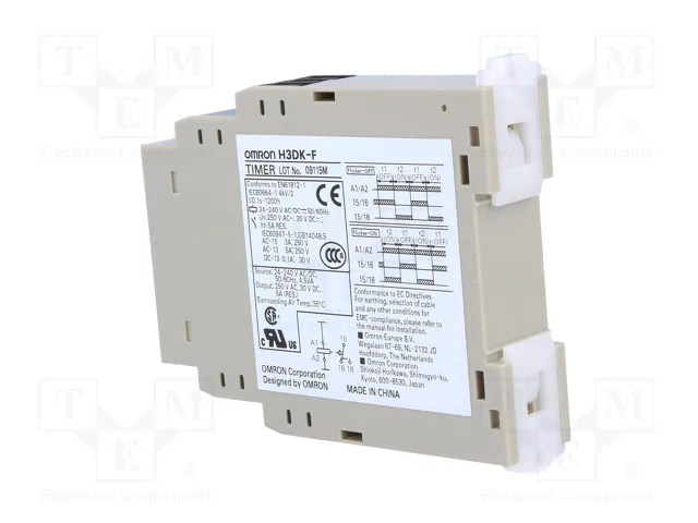 OMRON H3DK-F Relé de tiempo SPDT 24-240V AC/DC